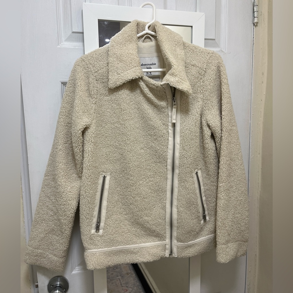 Abercrombie Kids Sherpa Moto Jacket *LIKE NEW